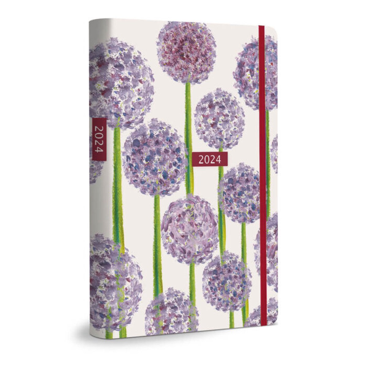 Comello Agenda 2024 - 16 maands - Purple Allium - 12,7x17,8 cm