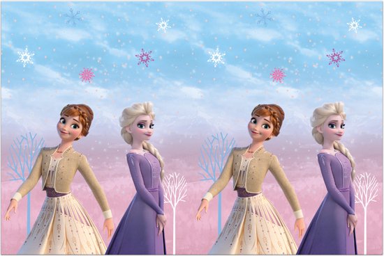 Yar - Décoration d'anniversaire sur le Thema de la Reine des Frozen - Pack  de fête