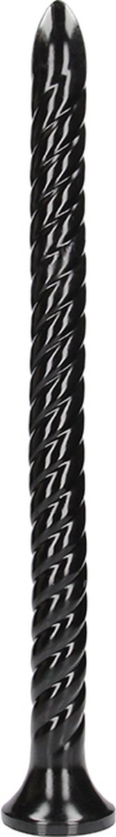 Shots - Ouch! OU842BLK - Swirled Anal Snake - 20''/ 50 cm - Black