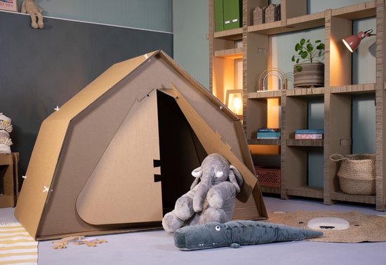 Kartonnen Kartent junior tent 80 cm - 80/160 x 150 x 110 cm - Kartent