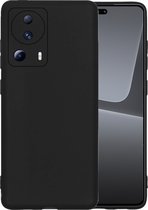 Hoesje Geschikt voor Xiaomi 13 Lite Hoesje Siliconen Case - Hoes Geschikt voor Xiaomi 13 Lite Hoes Siliconen - Zwart