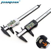 Juan Juan- Lcd-scherm - Schuifmaat 150 mm - Digitale schuifmaat - Elektronische Micrometer -0-160mm -Plastic - Metallic- Zwart