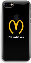 Case Company® - Hoesje geschikt voor iPhone 7 hoesje - I'm lovin' you - Soft Cover Telefoonhoesje - Bescherming aan alle Kanten en Schermrand