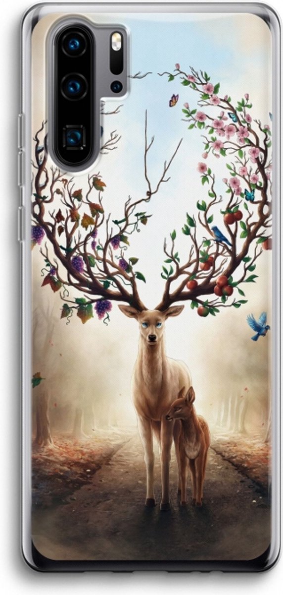Coque Souple Gel TPU Anti-choc Pour Huawei P20 - Motif Loup - Marque Novago