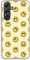 Case Company® - Hoesje geschikt voor Samsung Galaxy A54 hoesje - Smiley N°2 - Soft Cover Telefoonhoesje - Bescherming aan alle Kanten en Schermrand