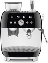 Bol.com SMEG EGF03BLEU - Espressomachine met geïntegreerde bonenmaler - Zwart aanbieding