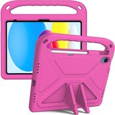 iPad 10.9 (2022) Hoesje - ShockProof Kids Case - Geschikt voor iPad - Roze