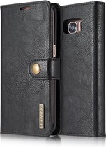 DG.MING 2-in-1 Book Case & Back Cover - Geschikt voor Samsung Galaxy S7 Edge Hoesje - Zwart