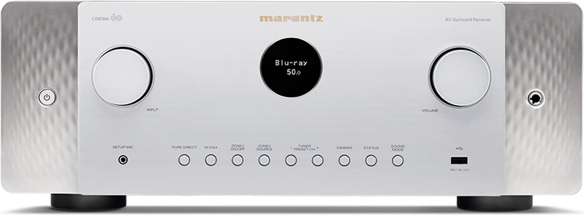 Bol.com Marantz: Cinema 60 7.2 surround receiver - Zilver / Goud aanbieding