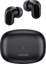 USAMS draadloze Earbuds met Bluetooth 5.1 - Zwart