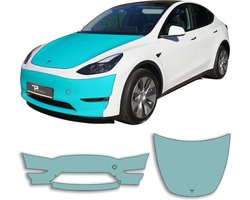 Model Y Paint Protection Film PPF Voorbumper en Motorkap Set - Beschermfolie | Tesla Accessoires Nederland en België