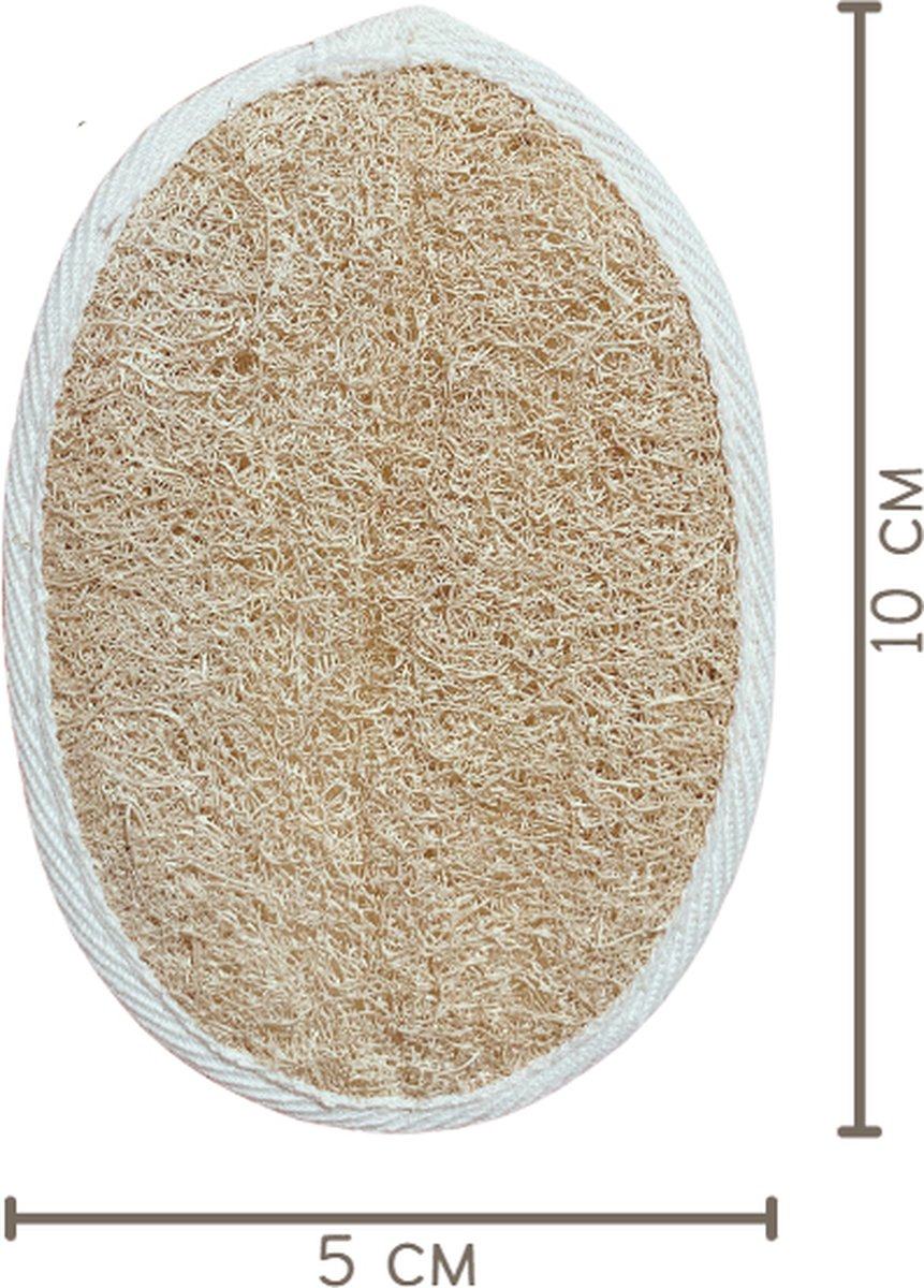 Goedkoopste Sworth Natuurspons Exfoliërende Loofah - Spons en Scrub Massage Badspons