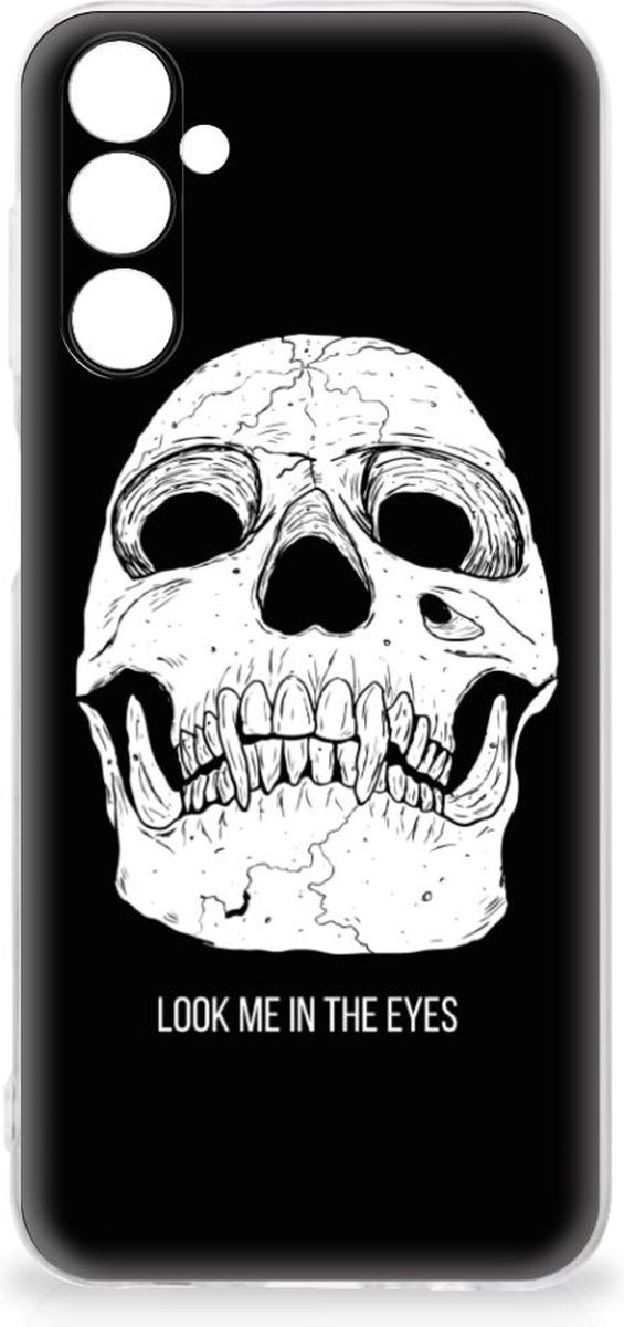 Silicone Back Case Samsung Galaxy M14 Skull Eyes