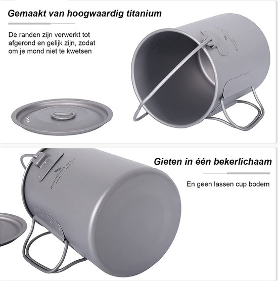 Boundless Voyage - Titanium - Dubbelwandig - Vacuümbeker