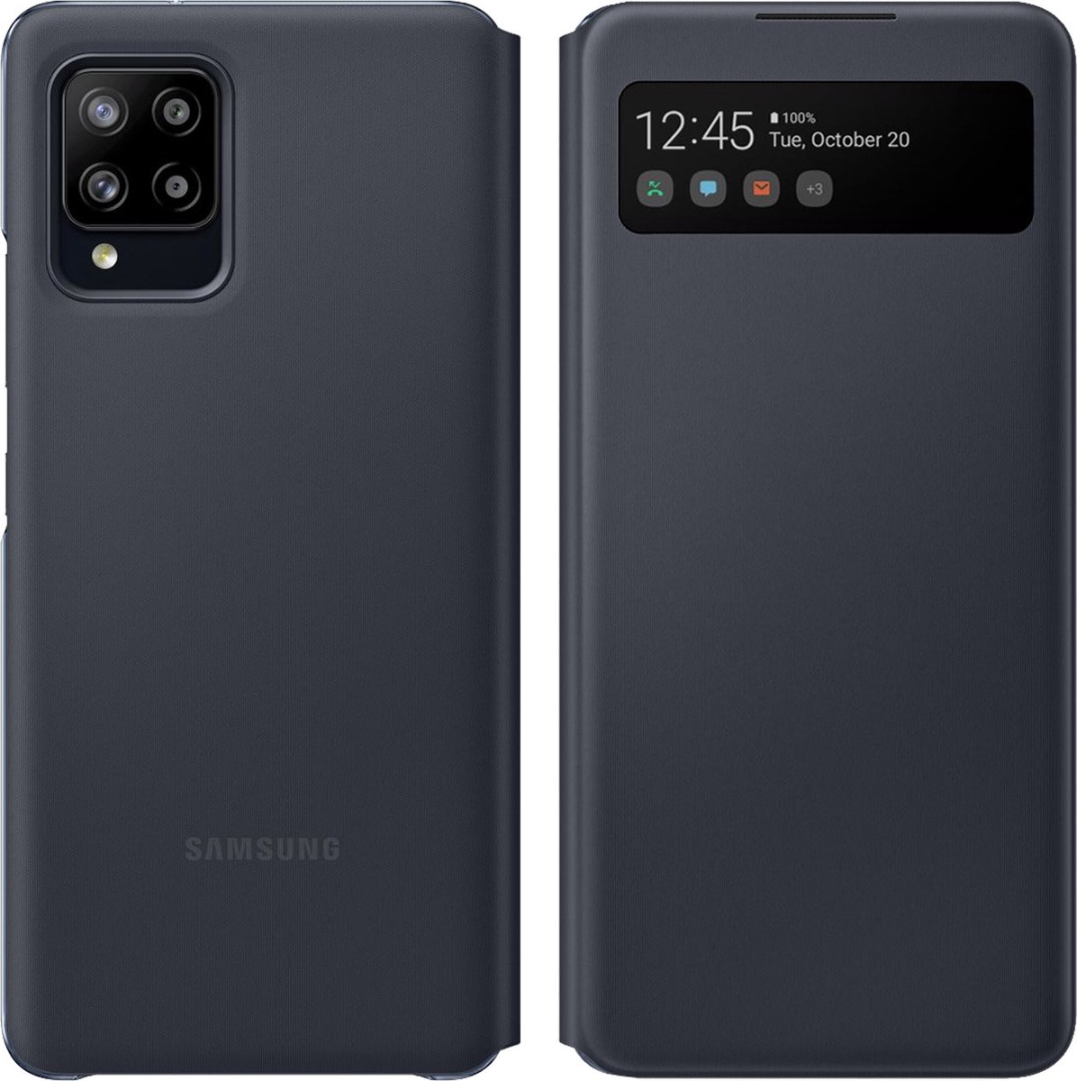 Samsung Galaxy A42 5G (2020) S-View Wallet Case Black