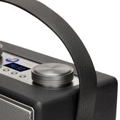 Portable Bluetooth Radio Aiwa BSTU800BK 50W Speaker Grey Vintage