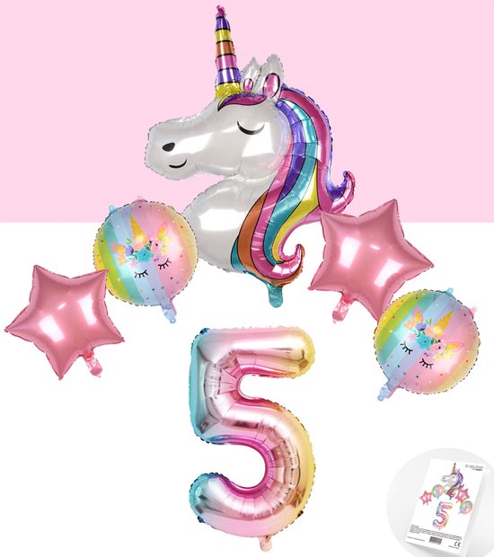 Snoes * Unicorn * Licorne Rainbow -en-ciel XL * Cinquième anniversaire *  Hourra 5