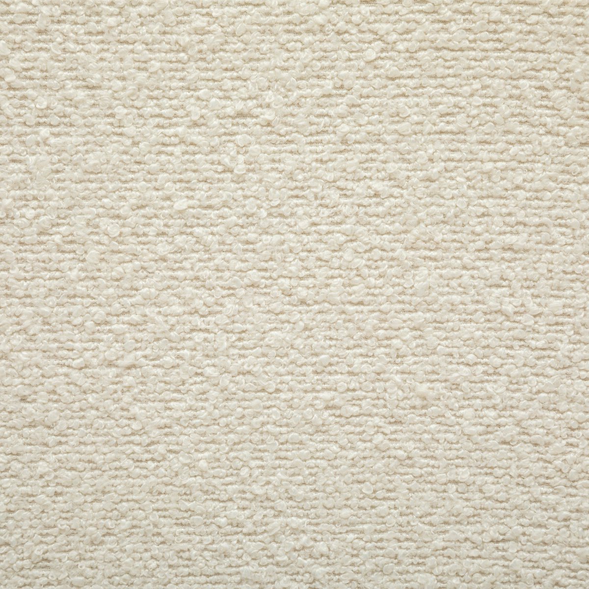 Atmosphera Sevi Poef - Bouclé - Wit