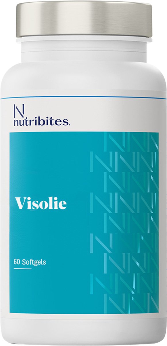 Goedkoopste Nutribites Visolie - Zuivere vorm van omega 3-vetzuren - Hoge en veilige dosering EPA en DHA - 60 Capsules