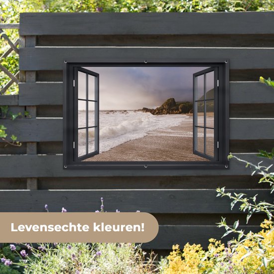 Affiche jardin See-through - Mer - Plage - 120x80 cm