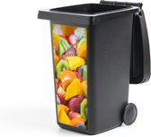 Container sticker Fruit - Salade - Kleuren - 38x80 cm - Kliko sticker