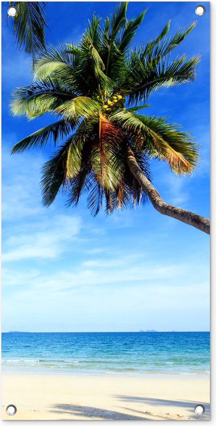 Tuinposter - Strand - Zee - Tuindoek