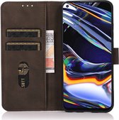 KHAZNEH Motorola Edge 40 5G Retro Wallet Book Case Bruin