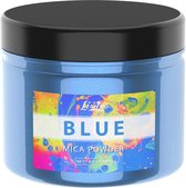 Peinture en résine époxy Blauw métallisé avec Glitter en poudre de mica - Pigment polyvalent pour résine, savon et plus - 60 gr