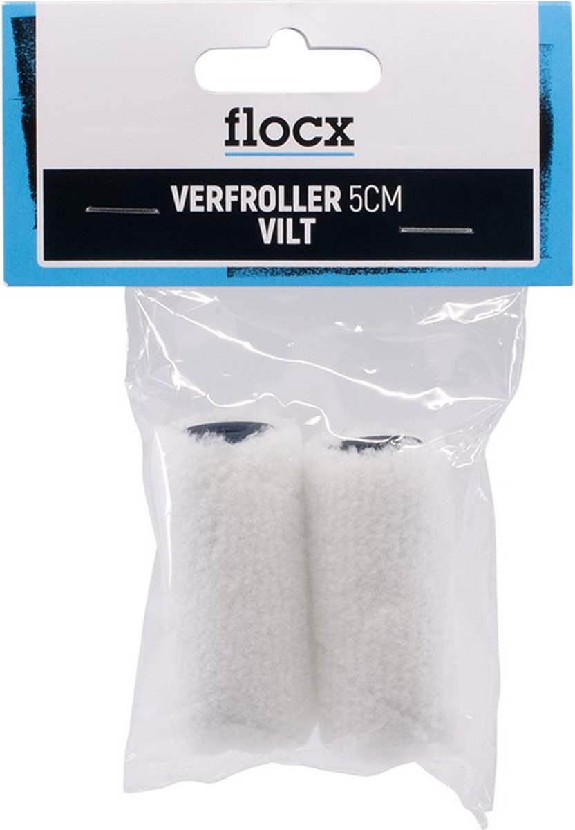 Flocx Verfroller Vilt 5Cm 2 Stuks