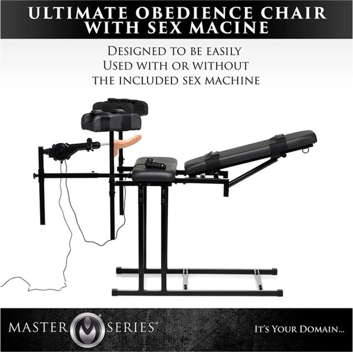 XR Brands AH155 - MS Obedience Chair with Sex Machine