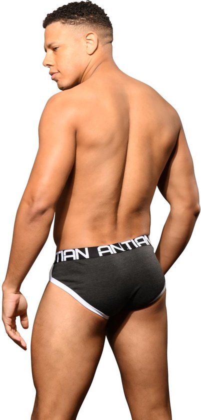 Andrew Christian CoolFlex Modal Brief W SHOW IT Charcoal MAAT M Heren Ondergoed Bol