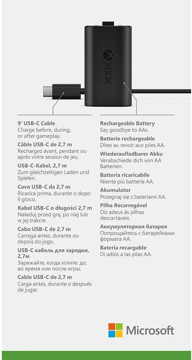 Kit de chargement Xbox Play & Charge + câble USB-C | bol