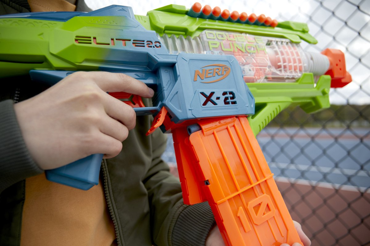 Nerf Elite 2.0 - NERF - Double Punch - Canons alternatifs rapides