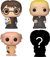 Funko Harry, Draco, Dobby and mystery chase - Funko Bitty Pop! - Harry Potter Figuur - 2cm