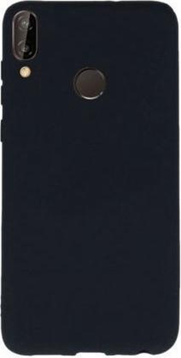 Teleplus Samsung Galaxy M20 Luxury Silicone Case Black hoesje