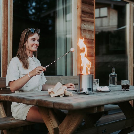 Solo Stove Mesa Tafelvuurplaats - Rookarm Mini Vuur Voor Op Tafel