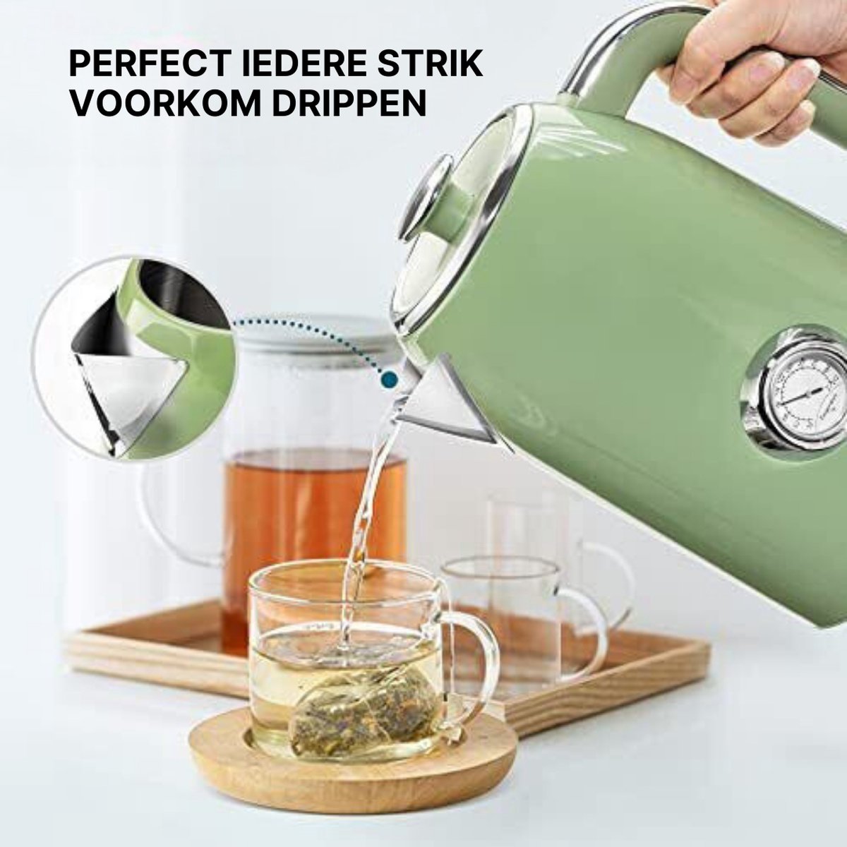 Ariete Wasserkocher Vintage 2869 grün, 1,7 l, 2200 W online kaufen