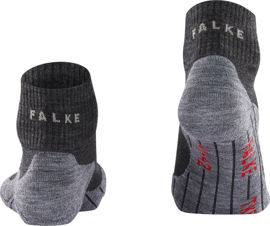 Chaussettes de randonnée FALKE TK5 courtes pour femmes - Asphalt Melange - Taille 39/40