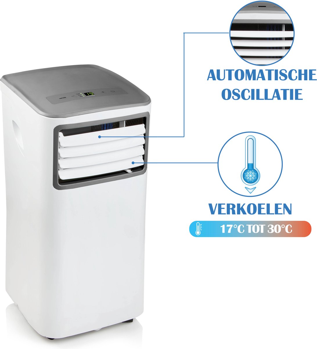PRIMO PR575AC 3-in-1 Mobiele Airco - Ventilator - afbeelding 3
