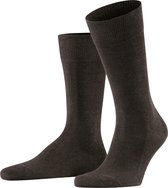 FALKE Family duurzaam katoen sokken heren bruin - Matt 43-46