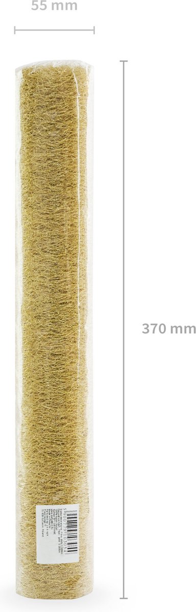 Partydeco Tafelloper op rol - 2x - goud - mesh stof glans - 36 x 900 cm - Bruiloft tafelversiering