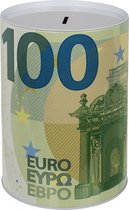 Out of the Blue Tirelire billet de 100 Euro - métal - 22 x 15 cm - Enfant/Adulte - Taille XXL