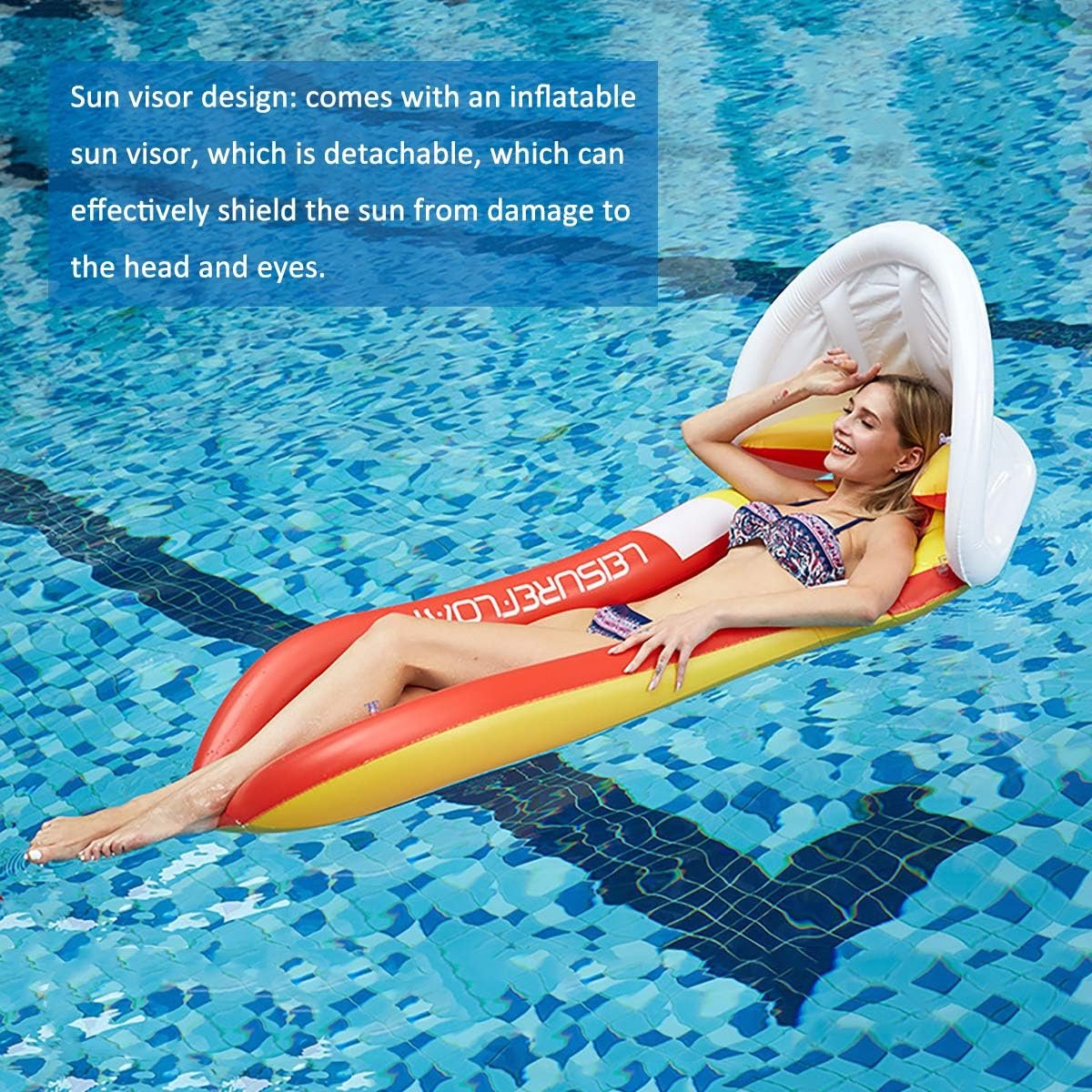 Luchtmatras Zwembad Opblaasbare Waterhangmat Luchtmatras Floating luchtmatras-zwembad-opblaasbare-waterhangmat-luchtmatras-floating