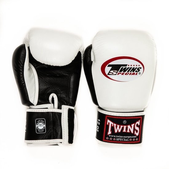 Gants De Boxe Twins Special BGVL 3 White - Muay Thai, Cuir Vachette, Fermeture Velcro, Fabriqués Main Thaïlande - 11