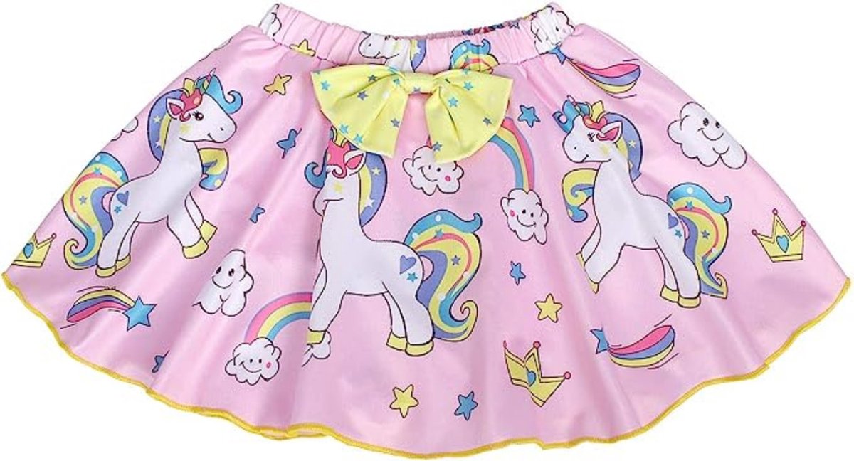 Joya Kids® Unicorn Bikini Roze Meisjes | Eenhoorn Bikini Set met Rokje | Unicorn Zwempak set | — afbeelding 12