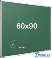 Krijtbord PRO - Magnetisch - Schoolbord - Eenvoudige montage - Geëmailleerd staal - Groen - 60x90cm