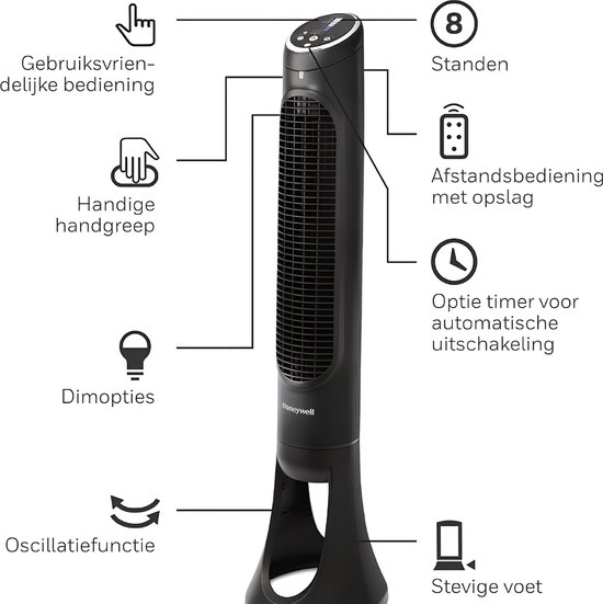 PELONIS Ventilateur Colonne 76CM avec Télécommande, 3 Vitesses Réglables, Refroidissement Ultra-Silencieux, Minuterie de 7 Heures, Parfait pour le Confort de la Maison, du Bureau et de la Chambre