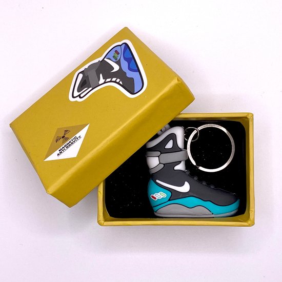 Sneaker Sleutelhanger Inclusief Box - Nike Air MAG BACK TO THE FUTURE - Sneakerhead Cadeau