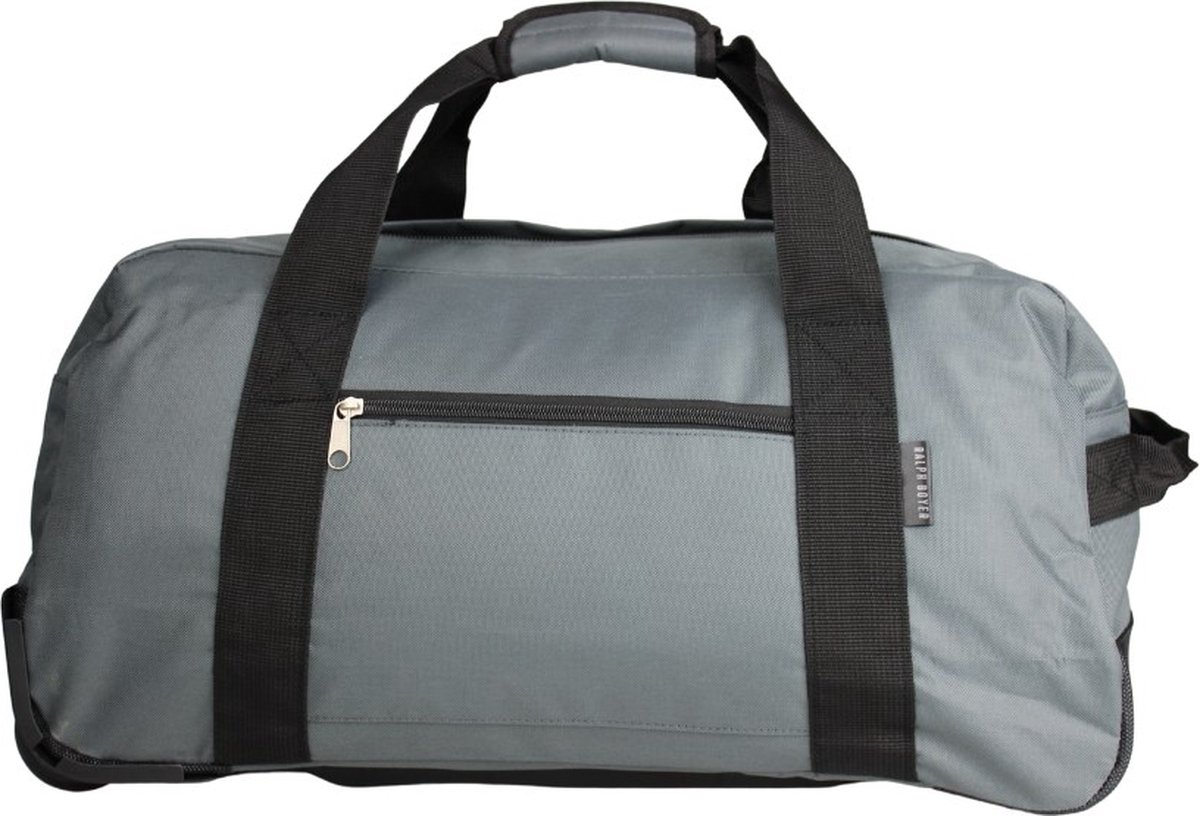 Wieltas Zwart Trolley Kleine Wieltas Tas op Wielen Reistas met Wielen 45 Liter bol