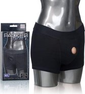 CalExotics - Boxer Brief Harness - Strap On Harness Zwart M/L